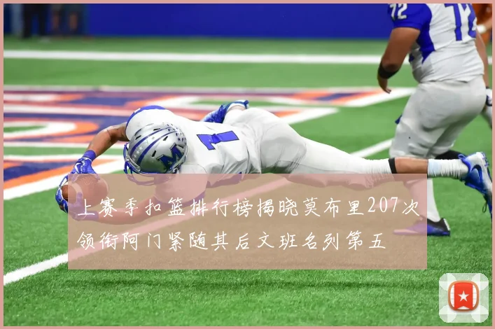 上赛季扣篮排行榜揭晓莫布里207次领衔阿门紧随其后文班名列第五