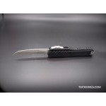 Microtech Cypher II S/E 1241-11AP Black Partial Serrated Apocalyptic 