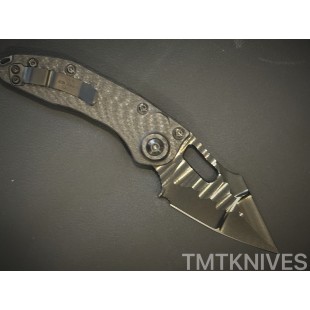 Marfione Custom Knives & Borka Blades Stitch Auto Rockstar DLC w/ Carbon Fiber